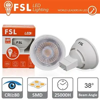 

GU10 LED bulb-6,5W 6500K 520LM 38 ° CRI80 dimmable