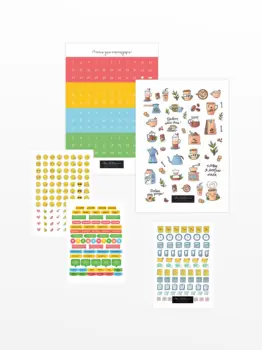 

Sticker Set "стикерпак 1" from mypplanner, 5 PCs
