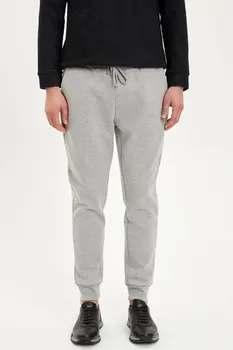 

DeFacto Man Black Loose Long Pants Men Casual Lace-up Bottoms Male Mid-waist Pants Trousers-M5156AZ19WN