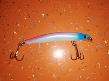 Wobbler Minnow Floating Artificial-Bait Fishing-Lure Tackle-Bass-8cm Hard-Plastic 3d Eyes