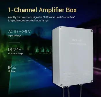 

Synergy 21 LED Controller Subordinate Amplifier Case 1 Channel IP66 * Milight / Miboxer * White