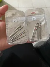 Rotery-fresas para taladro eléctrico, juego de 7pcs de brocas de diamante para limar y cortar cutículas y uñas en manicura y pedicura