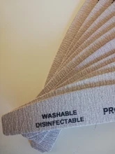 10 unids/lote de archivos de uñas profesional Buffer 100/180 limas manicura de Grey barco Gel pulido madera lima de uñas