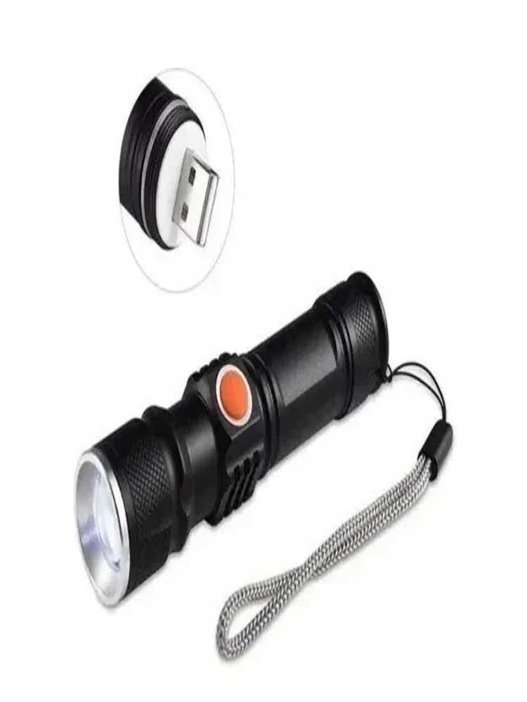 NEVERDIE - Profissional Lanterna Led Portátil T6 Usb Recarregável Convenientemente ENVIO RAPIDO PARA TODO O BRASIL - 2