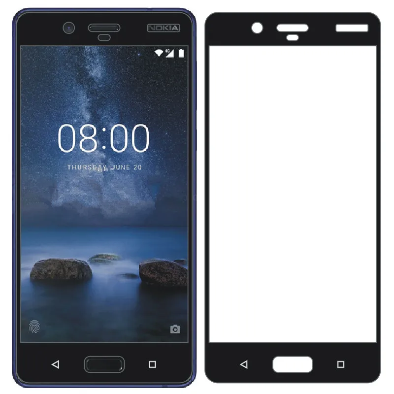 Полноэкранное Защитное стекло Nokia 3/3.1 2018/3.1 Plus/Nokia3.2/Nokia 4.2/Nokia 5/ 5.1Plus/5.1 2018/6/6.1/6.1Plus/Nokia 7
