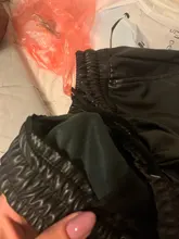 Pants Pencil-Trousers Faux-Leather Winter Women Pocket Streetwear Loose Autumn Black