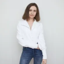 Turtleneck Blouse Puff-Sleeve White Shirt Ladies Top OOTN Office Elegant Casual Solid
