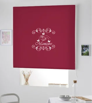 

Blind Iroa with themed company/Salon Manicure! ROLLER BLINDS TRANSLUCENT! (NETWORK 100X175)