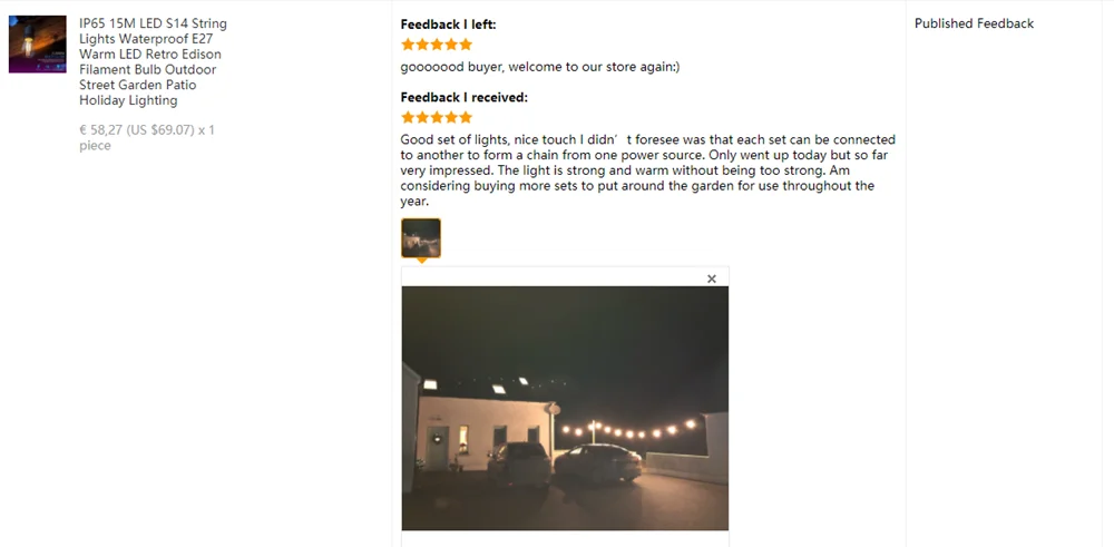 IP65 Kommerzielle Qualität 15M Party Lichter Outdoor S14 LED Lichterketten Für Terrasse Hinterhof Veranda Cafe Bar Weihnachten hochzeit Lichter – Detail 11