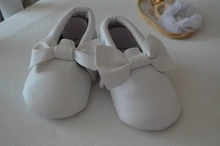 Zapatos de bebé para niño recién nacido, primeros pasos, suela de piel sintética, flecos de lazada de Princesa, zapatos de cuna para bebé, mocasines informales