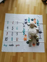 Alfombra de juegos de dibujos animados para bebés, utilería de fondo para fotografía, mantas, telón de fondo, accesorios de decoración para habitación