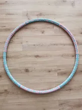 Aros deportivos para Fitness, herramienta de gimnasio, tubo de acero inoxidable, espuma gruesa elástica, desmontable, amigable con la piel, cintura, Círculo de Hoola para pérdida de peso