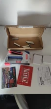 WORKPRO-pistola de grapas de alta resistencia 3 en 1, para bricolaje, mobiliario decoración Hogar, Manual de la grapadora, pistola de clavos con 800 grapas