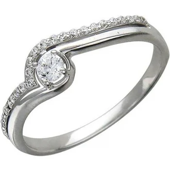 

Esthete ring with cubic zirconia