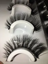 HBZGTLAD-pestañas postizas 3D, 2/4/16 pares, naturales, voluminosas, maquillaje, extensión de pestañas, seda