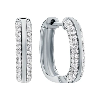 

Silver earrings with cubic zirconium sunlight sample 925