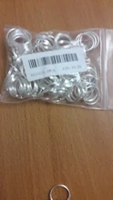 Unids/lote de anillos abiertos de 4-20mm, 50-200 Uds., doble bucle, conectores de anillos partidos para DIY, suministros para fabricación de joyas