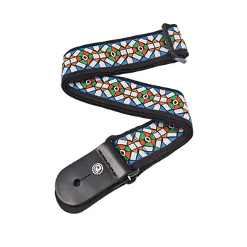 

50E02 Woven guitar strap figure "Stained Glass, Planet Waves