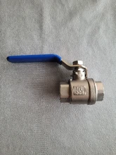 Female Straight Two-pieces Full Ports 304 Stainless Steel Ball Valve