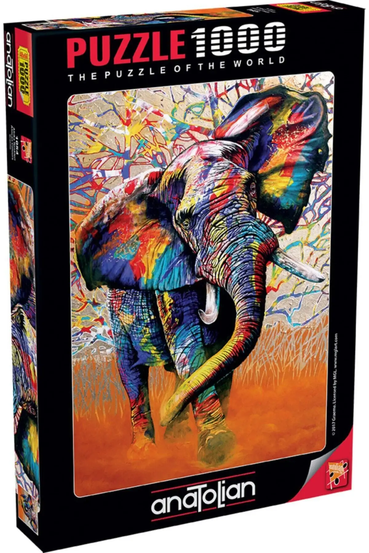 Anatolian 1000 Piece Africa Colors 1054 Finished Puzzle Size 66x48 cm Fun Intelligence Puzzle Game