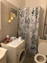 Shower Curtains Flower-Rose Waterproof Hooks Frabic Animals Flamingo Elephant African-Style