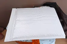 Bolsas de sobre con autosellado para mensajería, sobres acolchados de espuma de polivinilo, impermeables, 20x24cm, 50 unids/lote