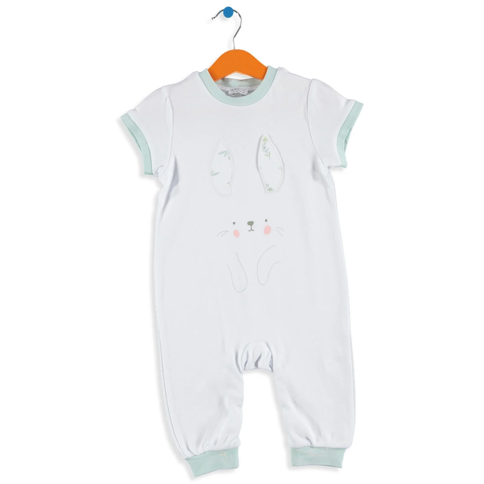 Ebebek HelloBaby/комбинезон с короткими рукавами и принтом кролика для маленьких