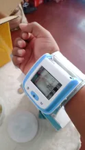 BOXYM-Monitor de presión arterial Digital para muñeca, tonómetro médico con pantalla LCD, esfigmomanómetro automático, para muñeca