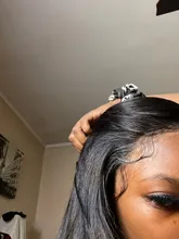 Recto pelucas de cabello humano pelo virginal brasileño 30 pulgadas peluca con malla Frontal Bob corto Frontal de encaje pelucas de cabello humano para peluca para mujer afroamericana