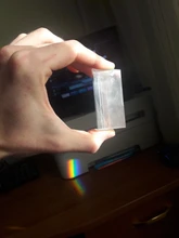 Prisma Triangular de 30x30x60mm, prismas de vidrio óptico BK7, enseñanza de física, espectro de luz refractado, arcoíris, para niños y estudiantes