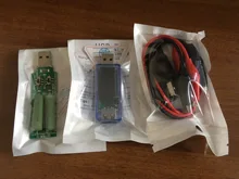 Probador USB U96, voltímetro Digital de CC, amperímetro, cargador tipo batería externa, indicador, medidor de corriente de voltaje, detector + carga + cocodrilo