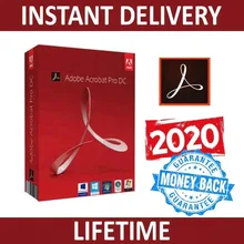 Adobe – touche créative Cloud - Acrobat Pro DC 2020, version x64 Bit, multilingue, avec Win/Mac, tout-en-un, livraison rapide et gratuite à vie