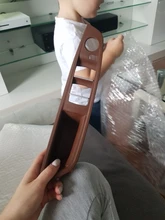 Manija de mano izquierda para interior de puerta de coche BMW, panel de ajuste de cubierta de color gris, beige o negro para modelos serie 5, F10 y F11, LHD