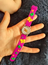 Relojes de pulsera de cuarzo para niños y niñas, relojes de princesa para niños, correa de cuero, bonitos relojes de pulsera para regalo