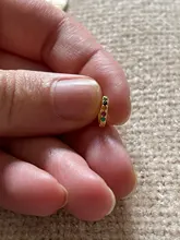 ROXI-Pendientes de aro coloridos con cristales de circonita para mujer, aretes de lujo, a granel, ajustados, de cartílago arcoíris