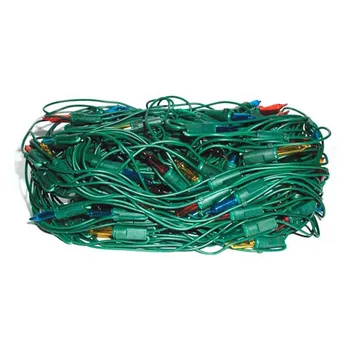 

Garland for Christmas tree grid 320 lamps led multicolor. 2.3x1.8 m, Green cable snowmen e96507