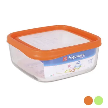 

Square Lunch Box with Lid Bormioli (18 x 19 x 8 cm)