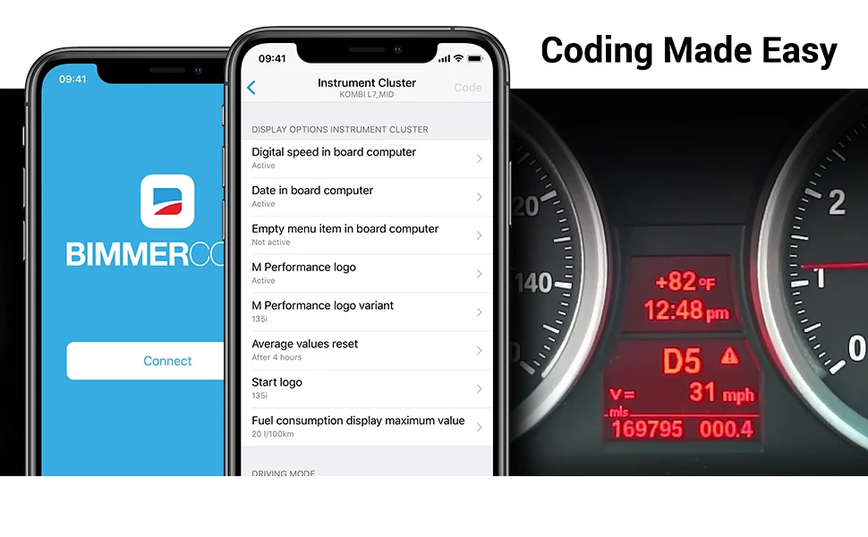 big car inspection equipment OBDLink CX -Designed For Bimmercode Bluetooth 5.1 BLE OBD2 Adapter Works with iPhone/iOS & Android, Car Coding, OBD II best car battery charger