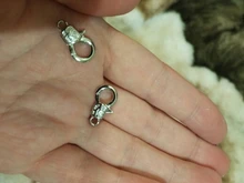 30 cierres de langosta de Metal de 16mm para collares pulseras ganchos Cierre de cadena accesorios artesanales para la fabricación de joyas DIY