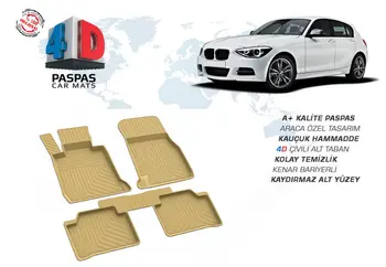 

Bmw 1 Series F20 4D Mat Beige 2011 and Above