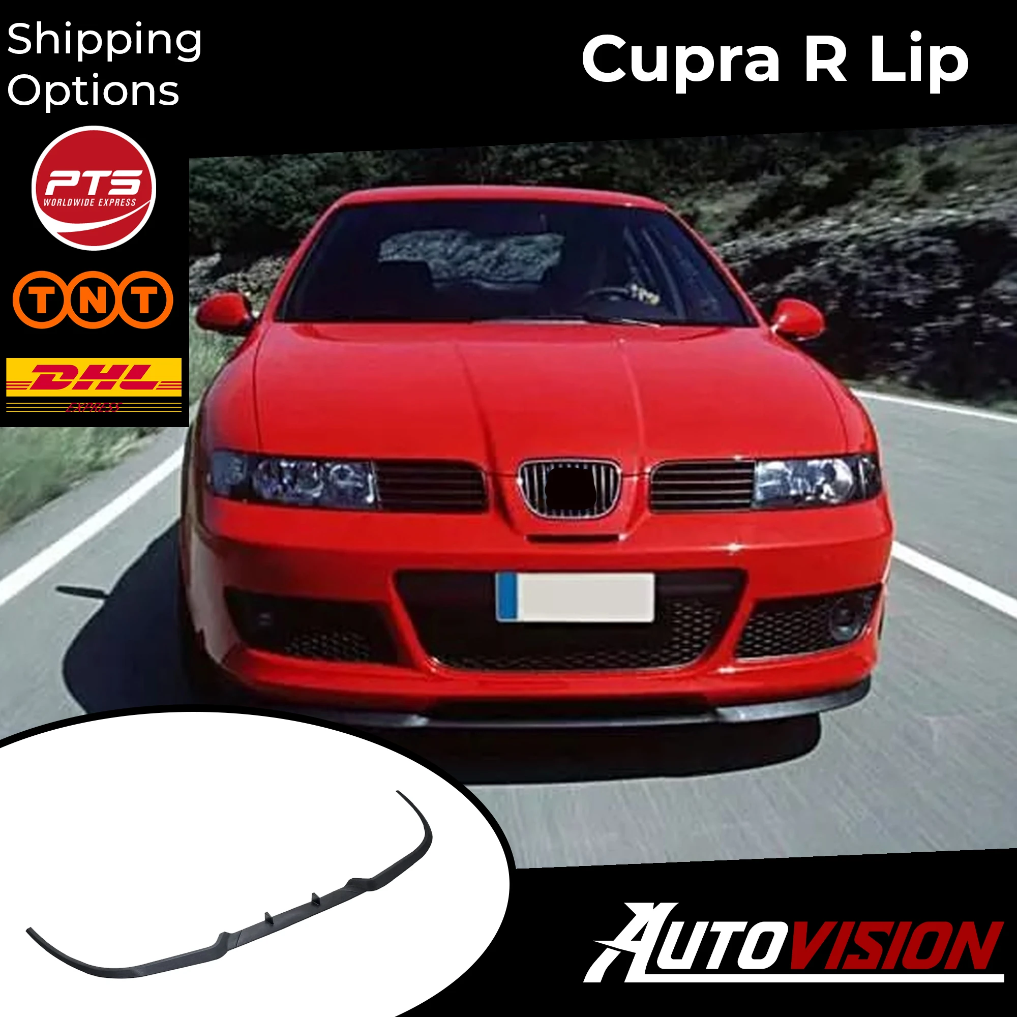 Pare Choc Seat Leon 1m Top Sport Lame De Pare-choc Avant Universelle Pour Seat Leon Mk1, 1m, Cupra R, Lèvre  De Spoiler Euro, Kit De 3 Pièces - Pare-chocs - AliExpress