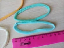 10 unids/lote diadema de nailon para bebé niña DIY accesorios de Pelo elástico banda de la cabeza de los niños de moda sombreros bebé turbante