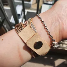 Relojes de pulsera de cuarzo con diamantes de imitación para mujer, pulsera de lujo con correa de cuero