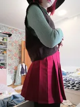 Minifalda plisada de cintura alta para mujer, Falda corta de estilo informal para estudiantes de tenis y escuela