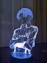Table-Lamp Light Cool Ackerman-Figure Night-Light Titan Attack Acrylic Home-Room-Decor