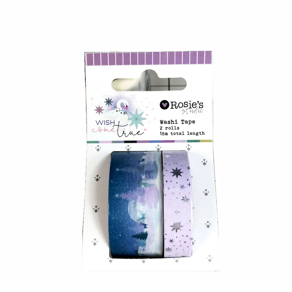 CRZCrafter Washi лента 2 рулона в упаковке 18 м для скрапбукинга изготовления открыток украшения журнала|Украшение| |