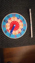 Wooden Clock Toys Teaching-Aids Montessori Second-Cognition Early-Preschool Minute Colorful