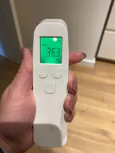 Termómetro Digital infrarrojo para la frente, medidor de temperatura LCD, sin contacto, para adultos y niños