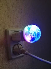 Miniluz de Ambiente de colores para coche, lámpara LED RGB para fiesta, DJ, discoteca, luces portátiles con efecto de escenario mágico, USB