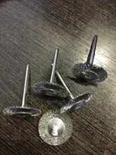 5 unids/set de cepillos de alambre de pulido de 25mm de diámetro, accesorios Dremel de acero inoxidable, herramientas de molienda giratorias, herramientas de extracción de Metal